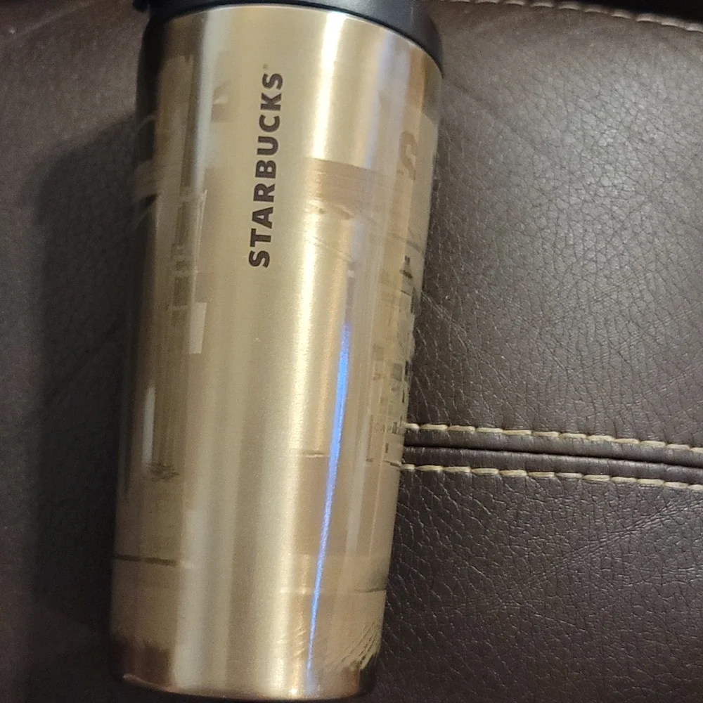 Starbucks collectors 2014 metal tumbler 16 oz - Picture 3 of 4